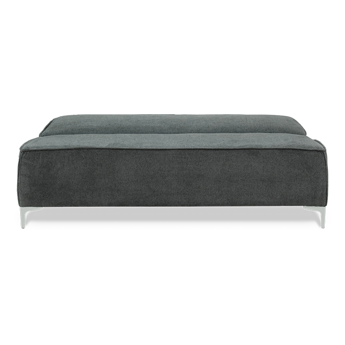 Futon Tela Gris Oxford Wasik | Sofá Cama y Futones | salas